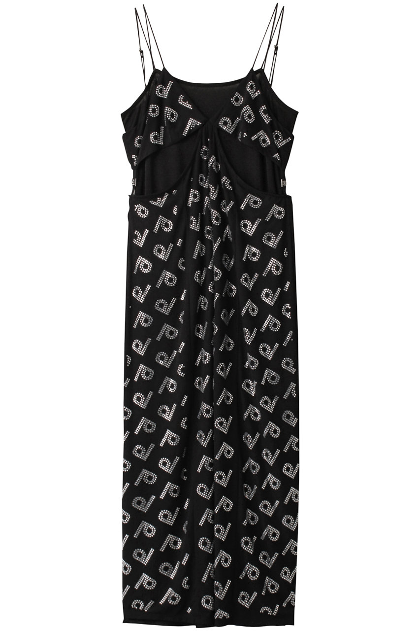 PRANK PROJECT モノグラムキャミワンピース / Monogram Camisole Dress (BLK(ブラック), FREE) プランク プロジェクト ELLE SHOP