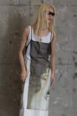マルチプリントシアーキャミワンピース / Multi Printed See-through Camsole Dress