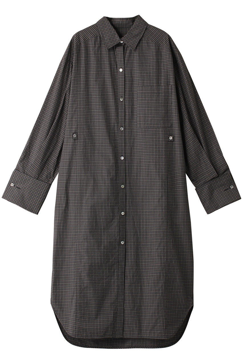 ＜ELLE SHOP＞ 30%OFF！PRANK PROJECT オフショル2WAYロングシャツ / Off Shoulder Two-way Long Shirt (BLK(ブラック) FREE) プランク プロジェクト ELLE SHOP