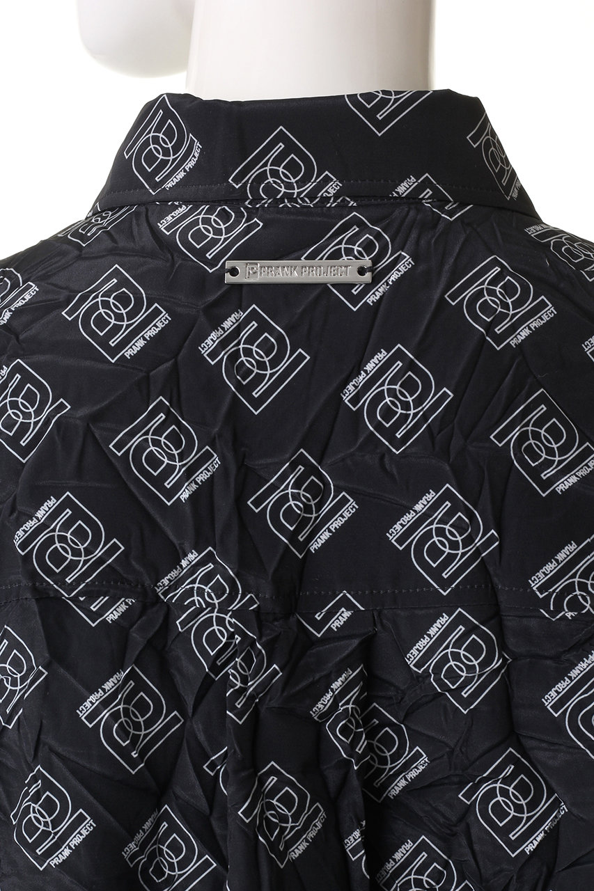 モノグラムプリントワッシャーシャツ / Monogram Printed Washed Shirt