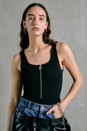 プランク プロジェクト/PRANK PROJECTのハーフジップタンク / Half Zip Tank Top(110100/110101)