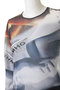 マルチプリントシアークルートップ / Multi Printed See-through Crew Neck Top プランク プロジェクト/PRANK PROJECT