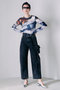マルチプリントシアークルートップ / Multi Printed See-through Crew Neck Top プランク プロジェクト/PRANK PROJECT