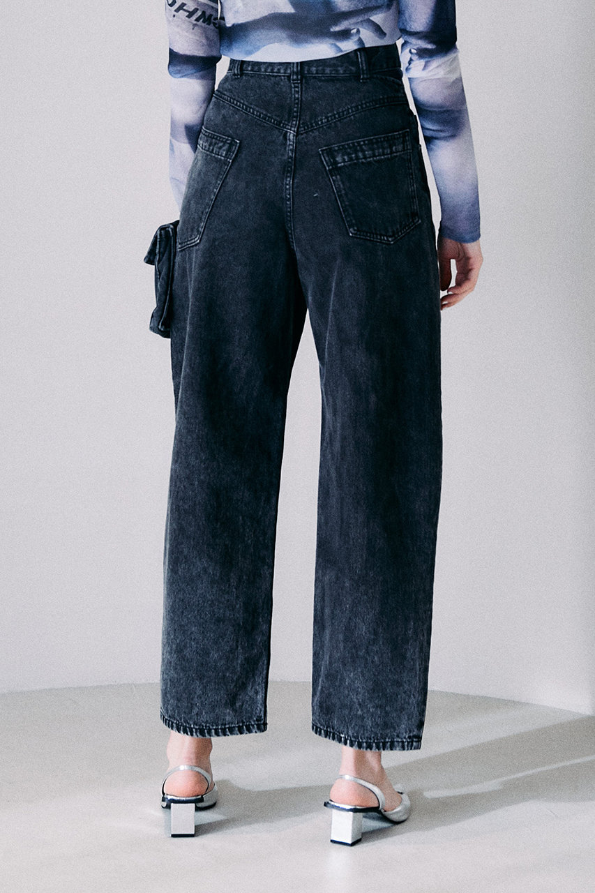 アシメタックカーゴデニムパンツ / Asymmetry Tack Cargo Jeans