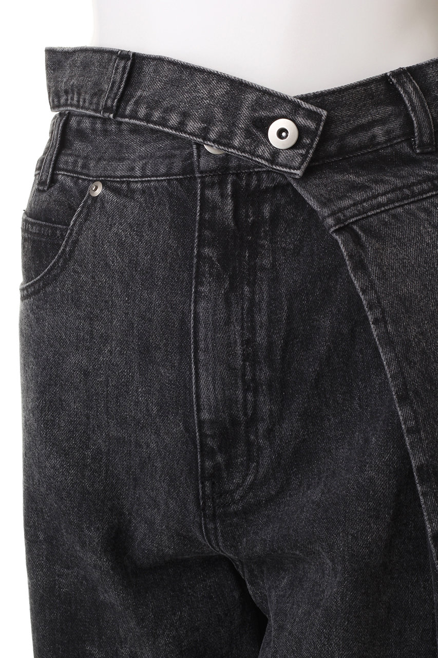 アシメタックカーゴデニムパンツ / Asymmetry Tack Cargo Jeans