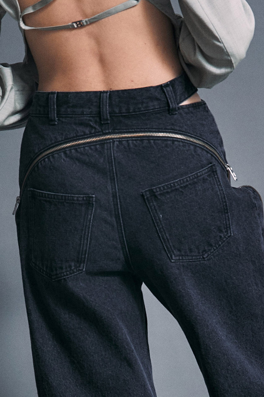 ロングジッパーデニム / Long Zipper Jeans