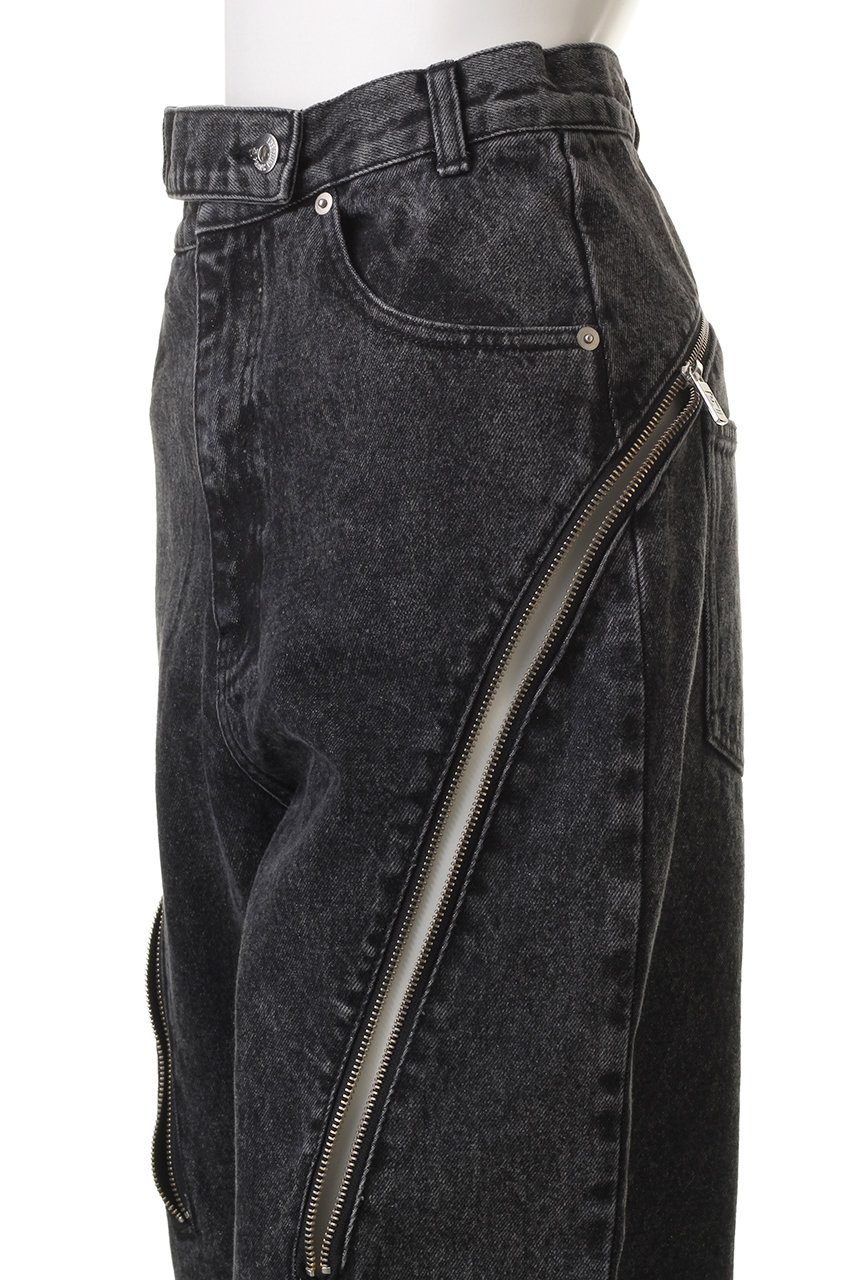ロングジッパーデニム / Long Zipper Jeans