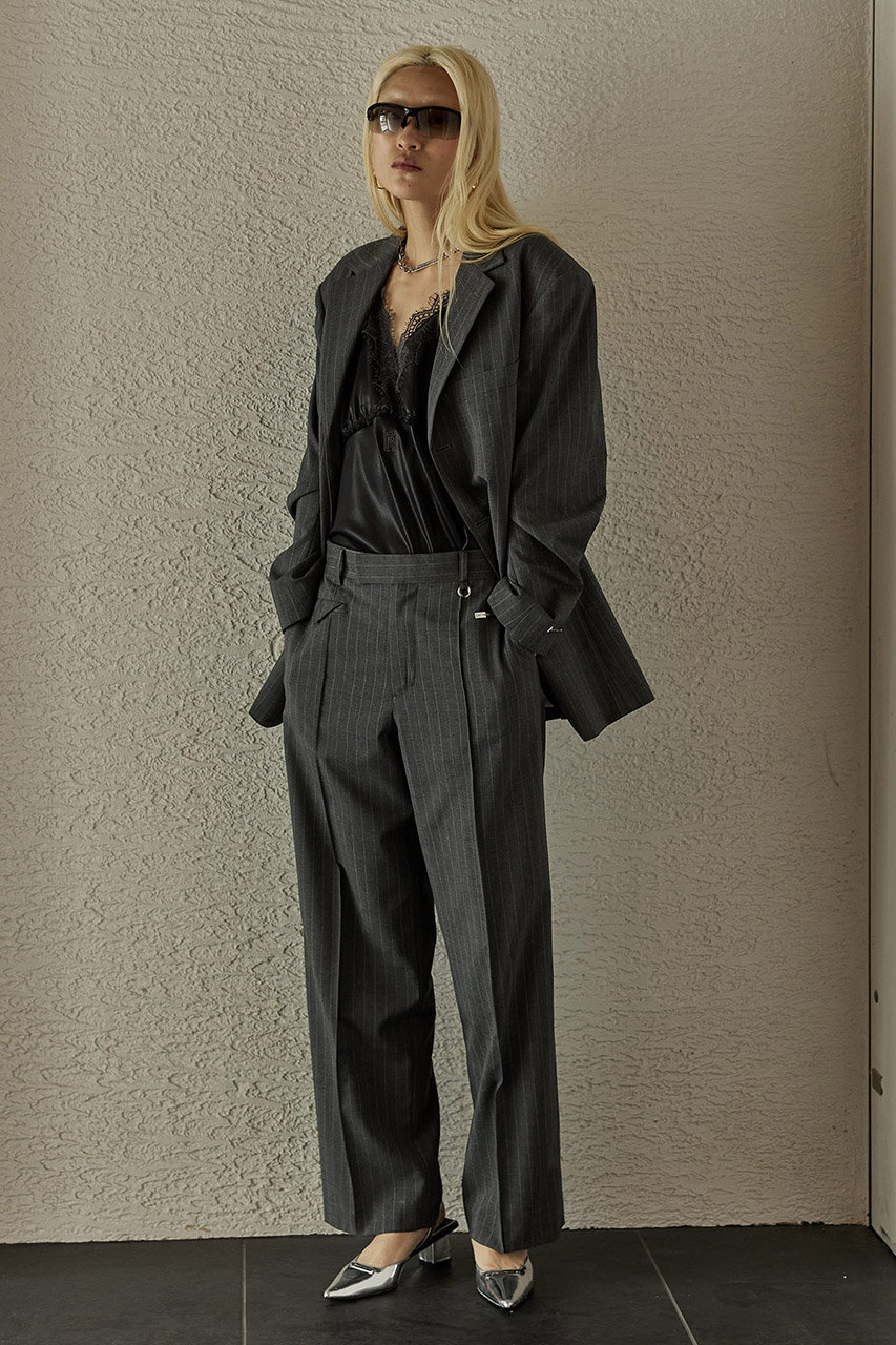 コンバットウールノータックパンツ / Combat Wool Plain Front Pants