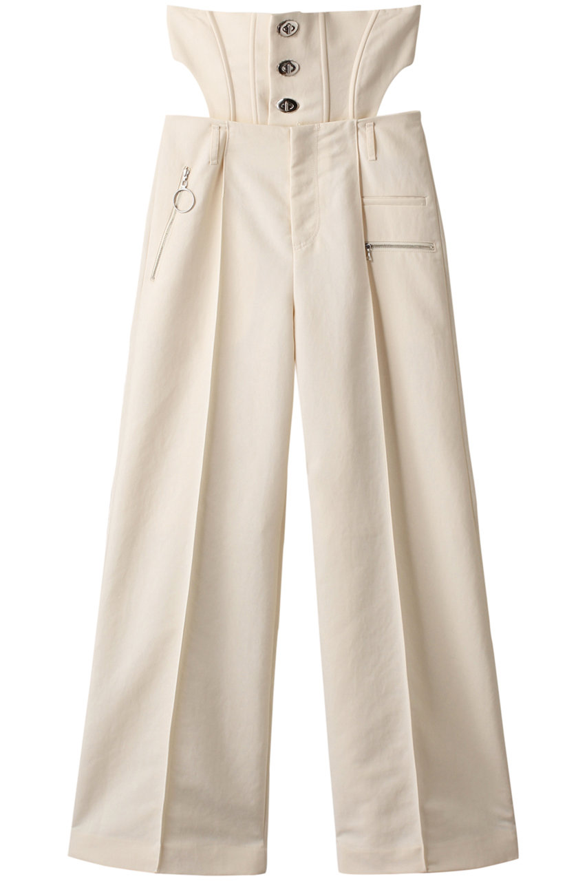 約74cmヒップPRANK PROJECT Two-way Corset Pants ホワイト ...