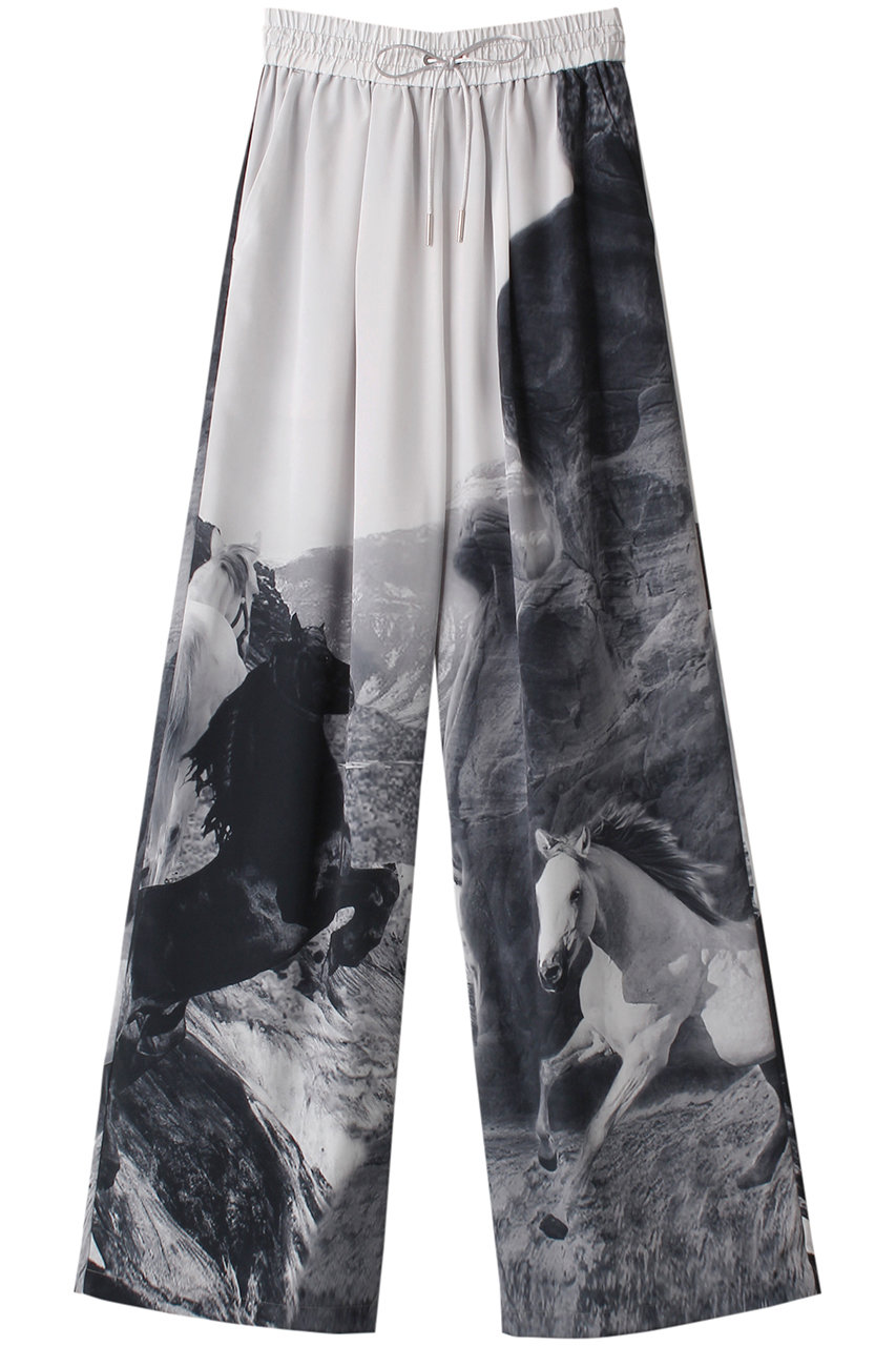 プランク プロジェクト/PRANK PROJECTのホースプリントワイドパンツ / Horse Printed Wide Pants(BLK(ブラック)/31231465604)