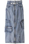 デニムカーゴスカート / Denim Cargo Skirt プランク プロジェクト/PRANK PROJECT BLU(ブルー)