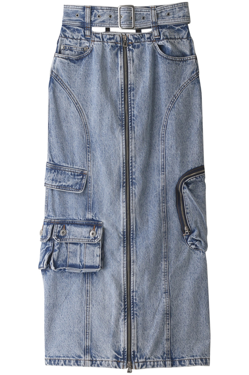 プランク プロジェクト/PRANK PROJECTのデニムカーゴスカート / Denim Cargo Skirt(BLU(ブルー)/31231515201)