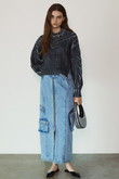 デニムカーゴスカート / Denim Cargo Skirt