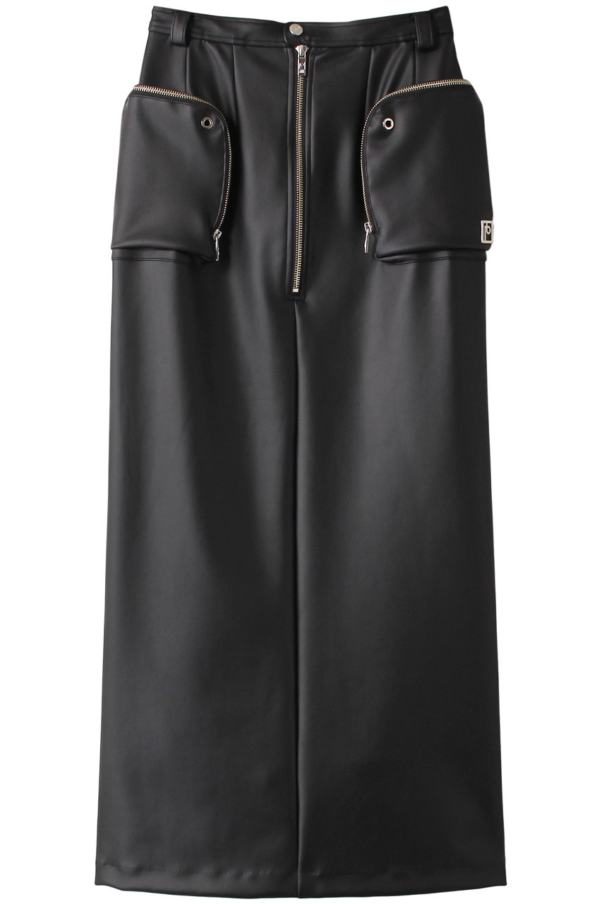 プランク プロジェクト/PRANK PROJECTのコーティングダンボールスカート / Coated Double Skirt(BLK(ブラック)/31231515202)