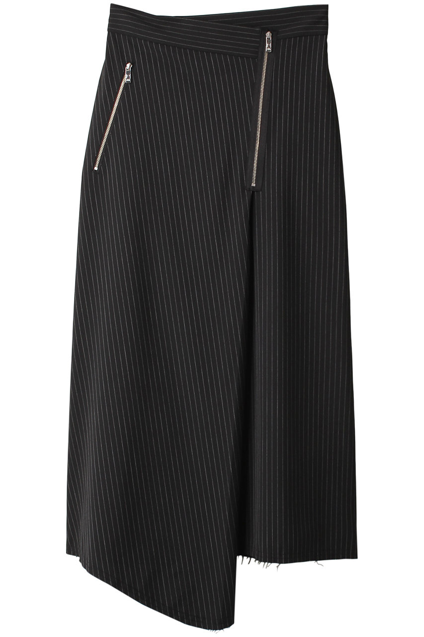 プランク プロジェクト/PRANK PROJECTのアシンメトリースーチングスカート / Asymmetry Suiting Skirt(BLK(ブラック)/31231515401)