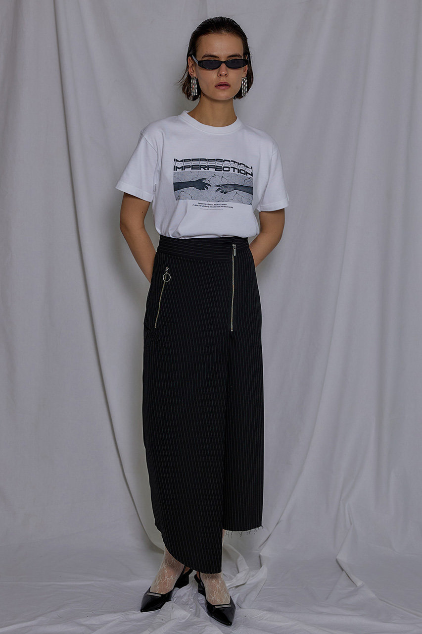アシンメトリースーチングスカート / Asymmetry Suiting Skirt