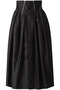 シルクダブルファスナーボリュームスカート / Silk Double Zipper Voluminous Skirt プランク プロジェクト/PRANK PROJECT BLK(ブラック)