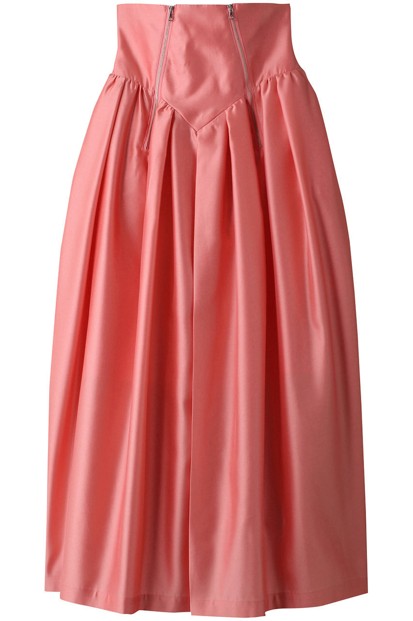 プランク プロジェクト/PRANK PROJECTのシルクダブルファスナーボリュームスカート / Silk Double Zipper Voluminous Skirt(PNK(ピンク)/31231515402)
