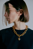ハートビックチェーンチョーカー / Big Heart Chain Choker
