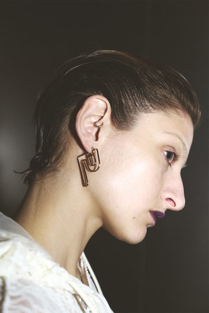 プランク プロジェクト/PRANK PROJECTの一筆描きPピアス / One-stroke P Earrings(150100/150101)