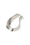 プラチナコーティングロゴプレートツイストピアス/Platinum Coated Logo Plate Twisted Earrings プランク プロジェクト/PRANK PROJECT