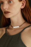ロゴプレート2WAYネックレス / Logo Plate Two-way Necklace