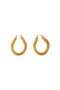 スネークチェーンフープピアス / Snake-chain Hoop Earrings プランク プロジェクト/PRANK PROJECT GLD(ゴールド)