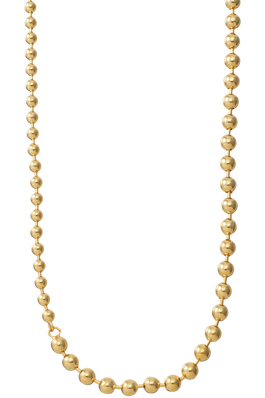 ＜ELLE SHOP＞ PRANK PROJECT ボールチェーンネックレス / Ball Chain Necklace (GLD(ゴールド) FREE) プランク プロジェクト ELLE SHOP