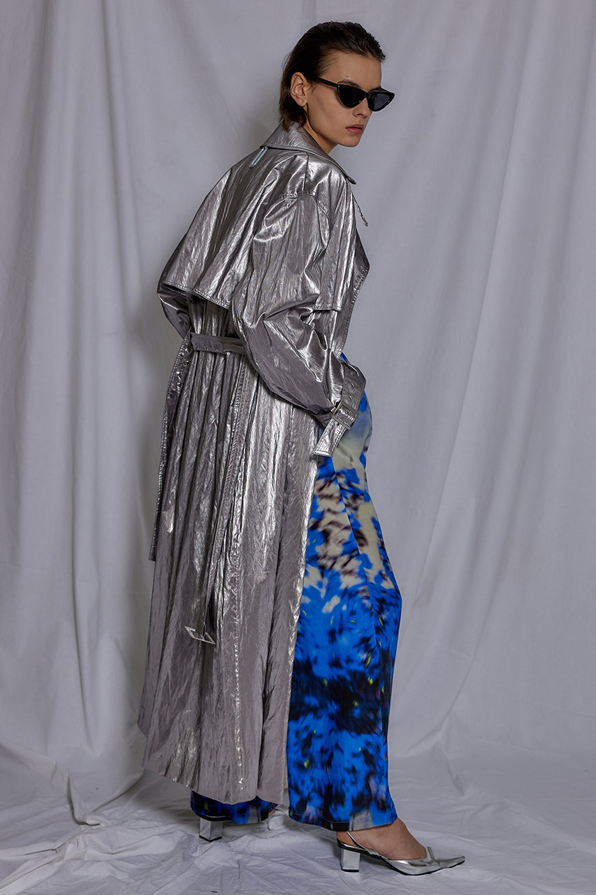 PRANK PROJECT ベージュ トレンチコート PRANK PROJECT コート トレンチコート ワッシャータフタトレンチコート