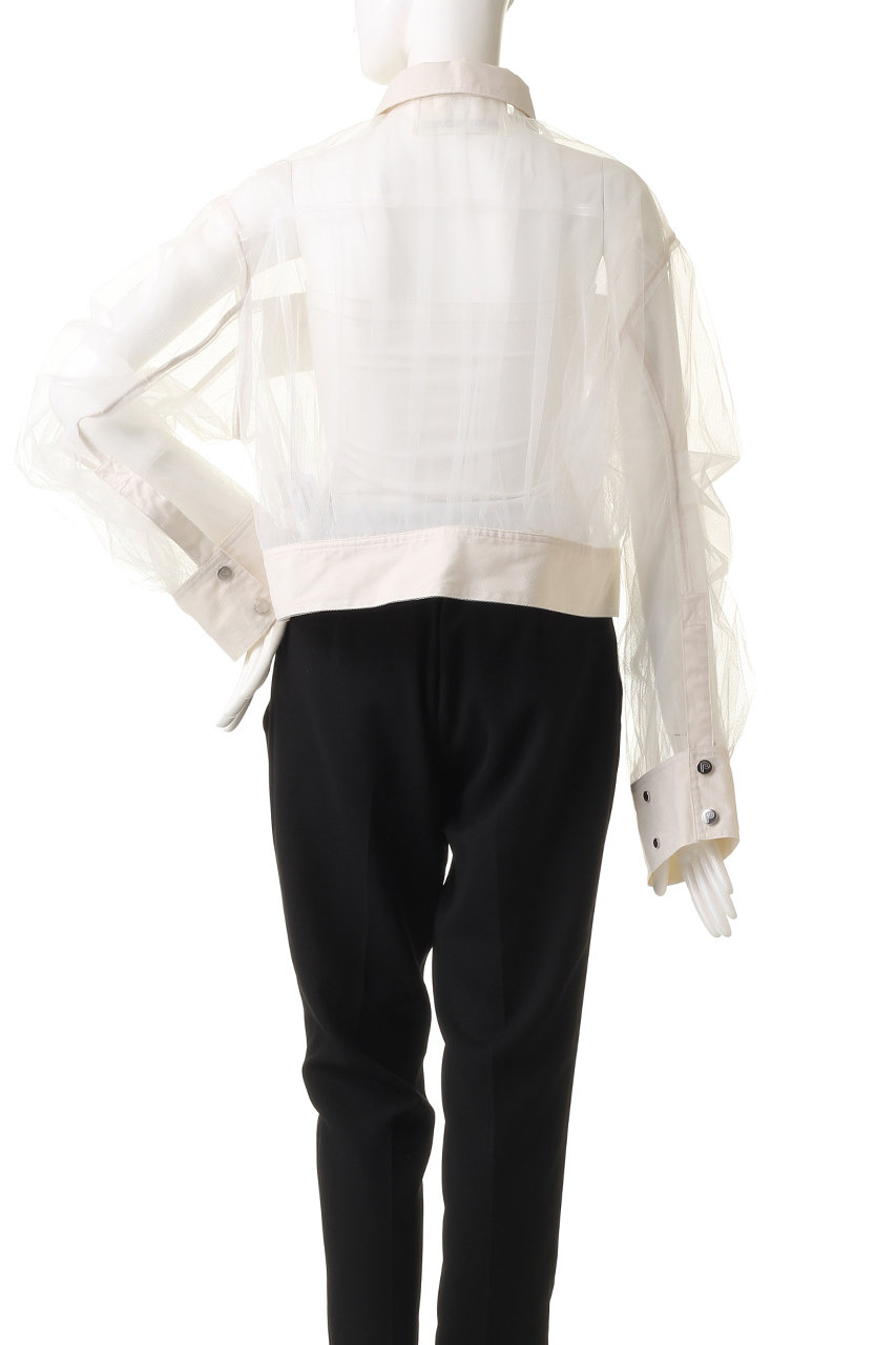 ダブルレイヤーチュールジャケット / Bonded Tulle Jacket