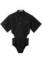 ハーフスリーブシャツボディスーツ / Half Sleeve Shirt Bodysuit プランク プロジェクト/PRANK PROJECT BLK(ブラック)