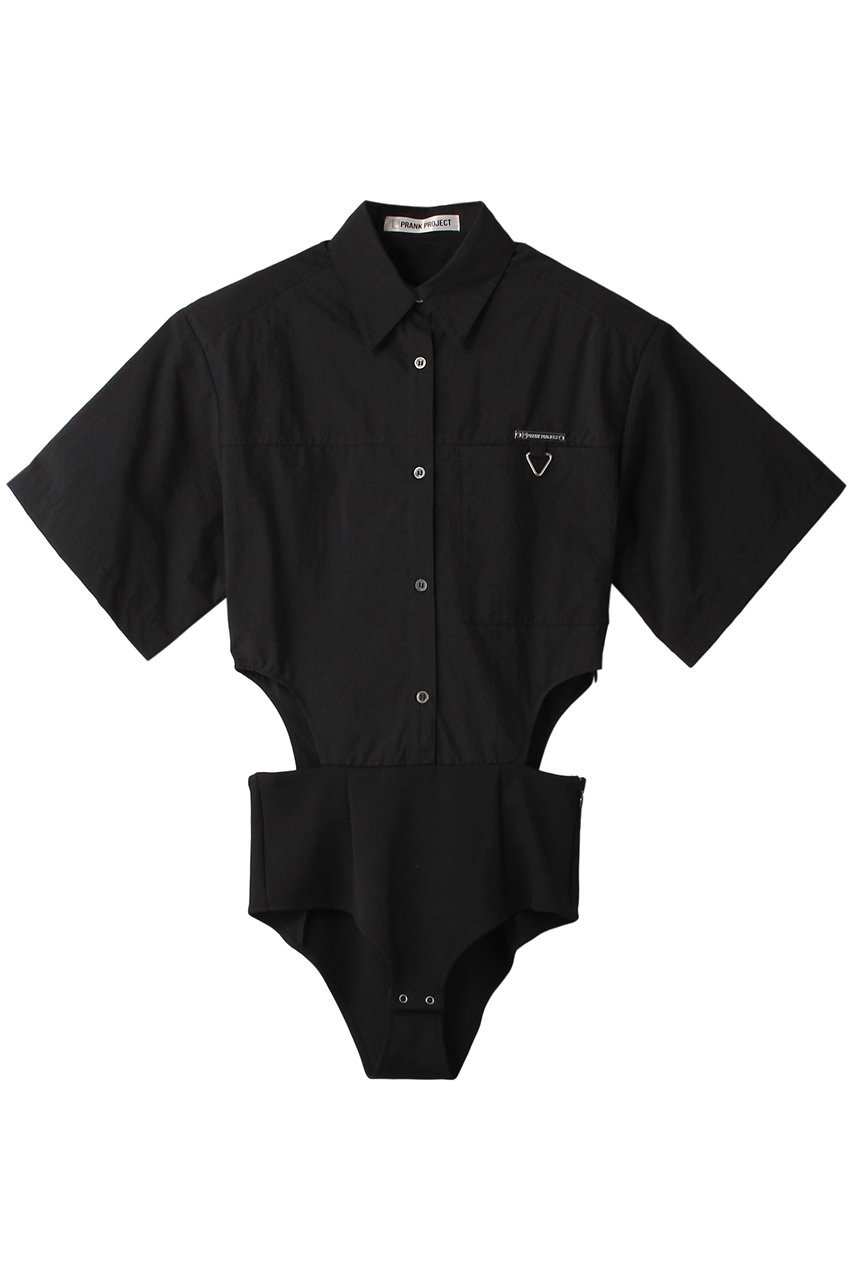 プランク プロジェクト/PRANK PROJECTのハーフスリーブシャツボディスーツ / Half Sleeve Shirt Bodysuit(BLK(ブラック)/31231315610)