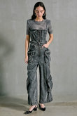 2WAYデニムカーゴオールインワン / Two-way Denim Cargo Jumpsuit