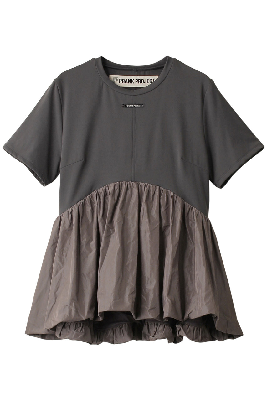 マイクロタフタバルーンヘムトップ / Micro Taffeta Balloon Hem Top