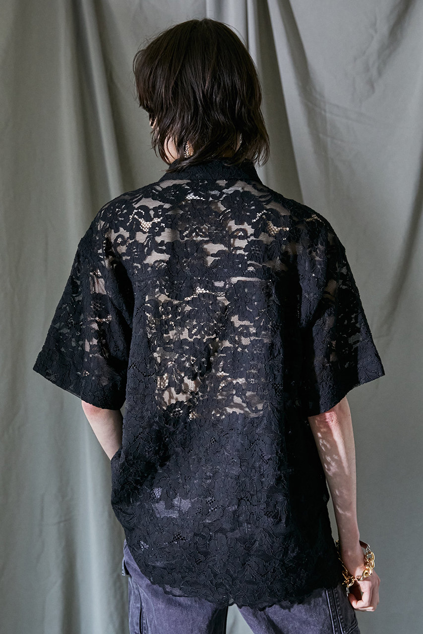 コードレースオーバーシャツ / Cord Lace Over Shirt