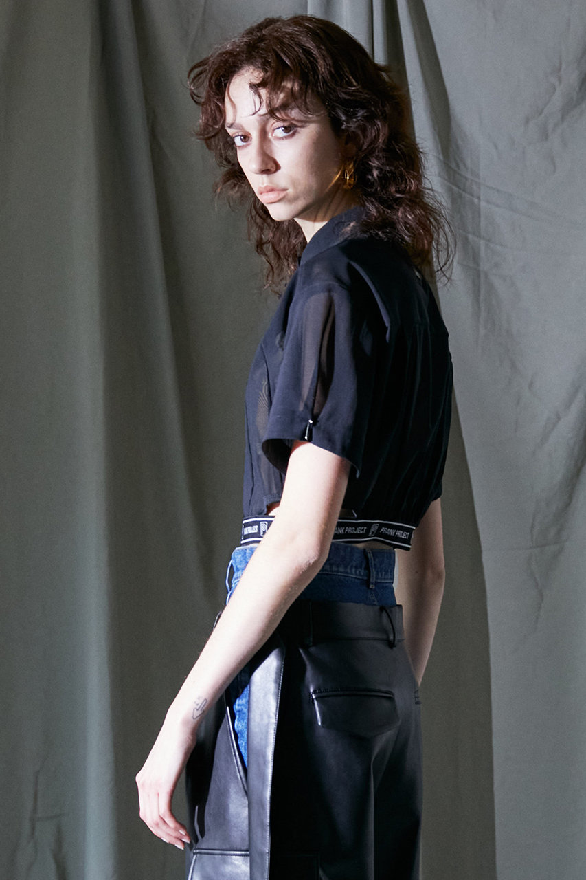 シースルーロゴバンドシャツ / See-through Logo Band Shirt