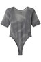 モアレプリントチュールボディスーツ / Moire Printed Tulle Bodysuit プランク プロジェクト/PRANK PROJECT MLT1(マルチカラー)
