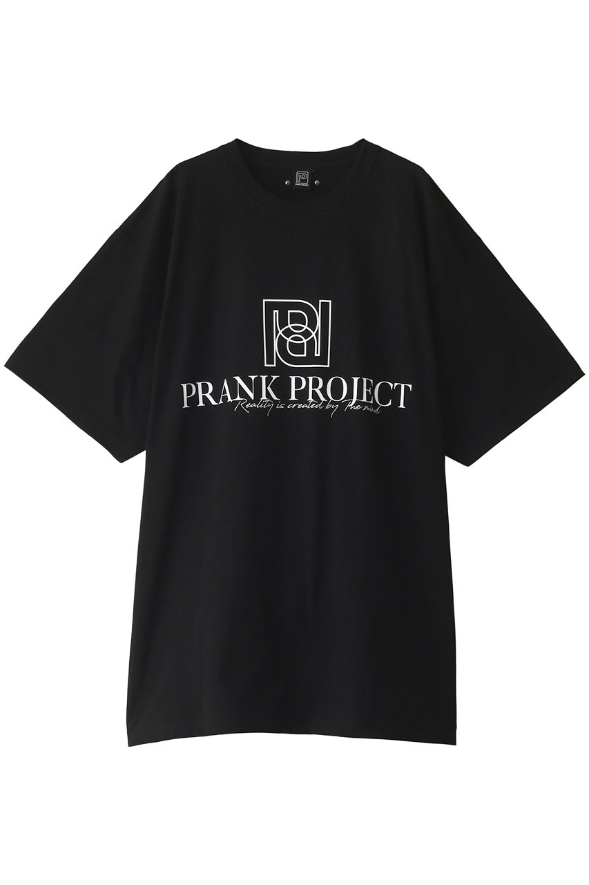 ＜ELLE SHOP＞ PRANK PROJECT PロゴオーバーTEE / P Logo Over Tee (BLK(ブラック) FREE) プランク プロジェクト ELLE SHOP
