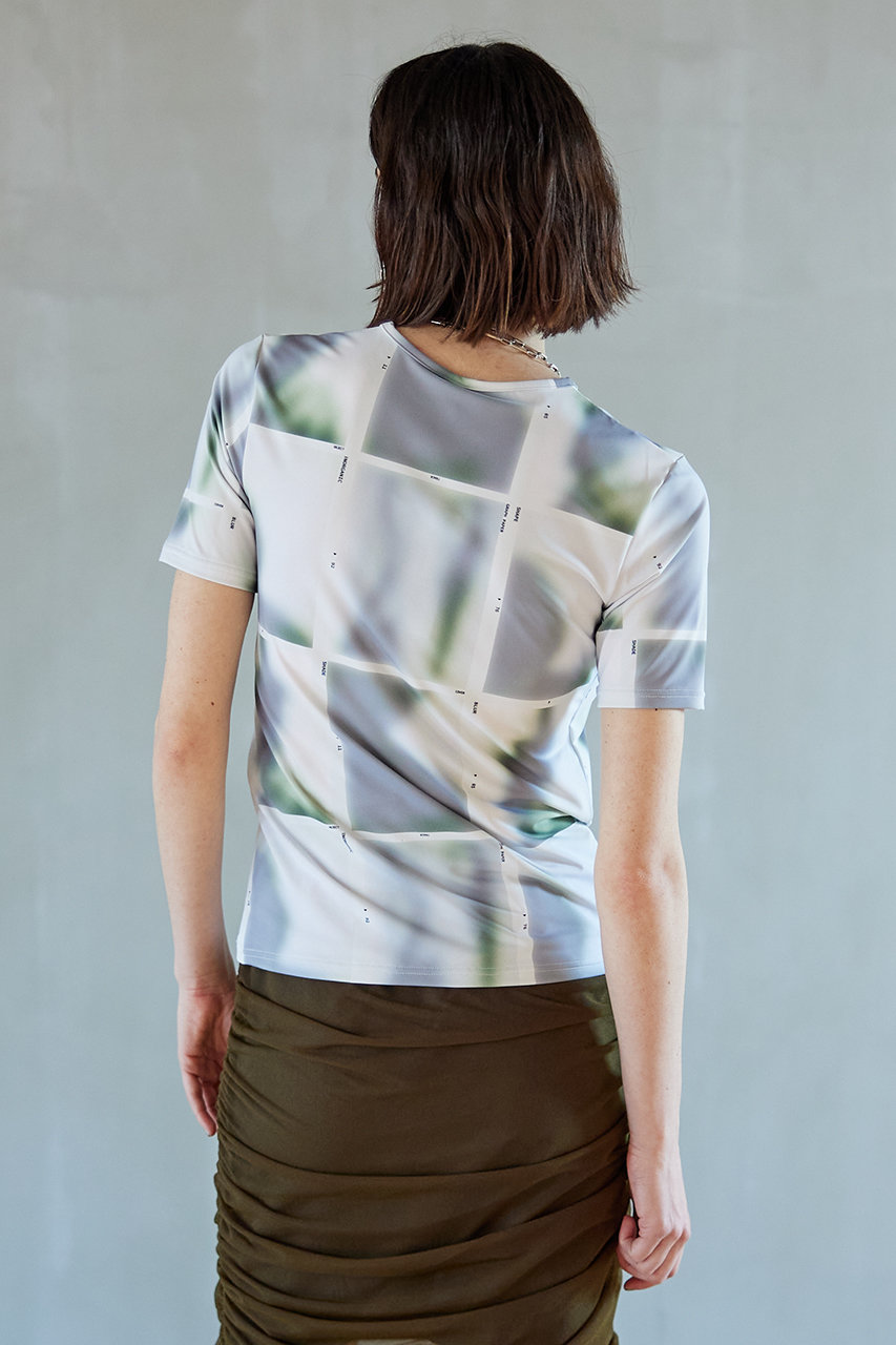 BLURプリントトップ / BLUR Printed Tops