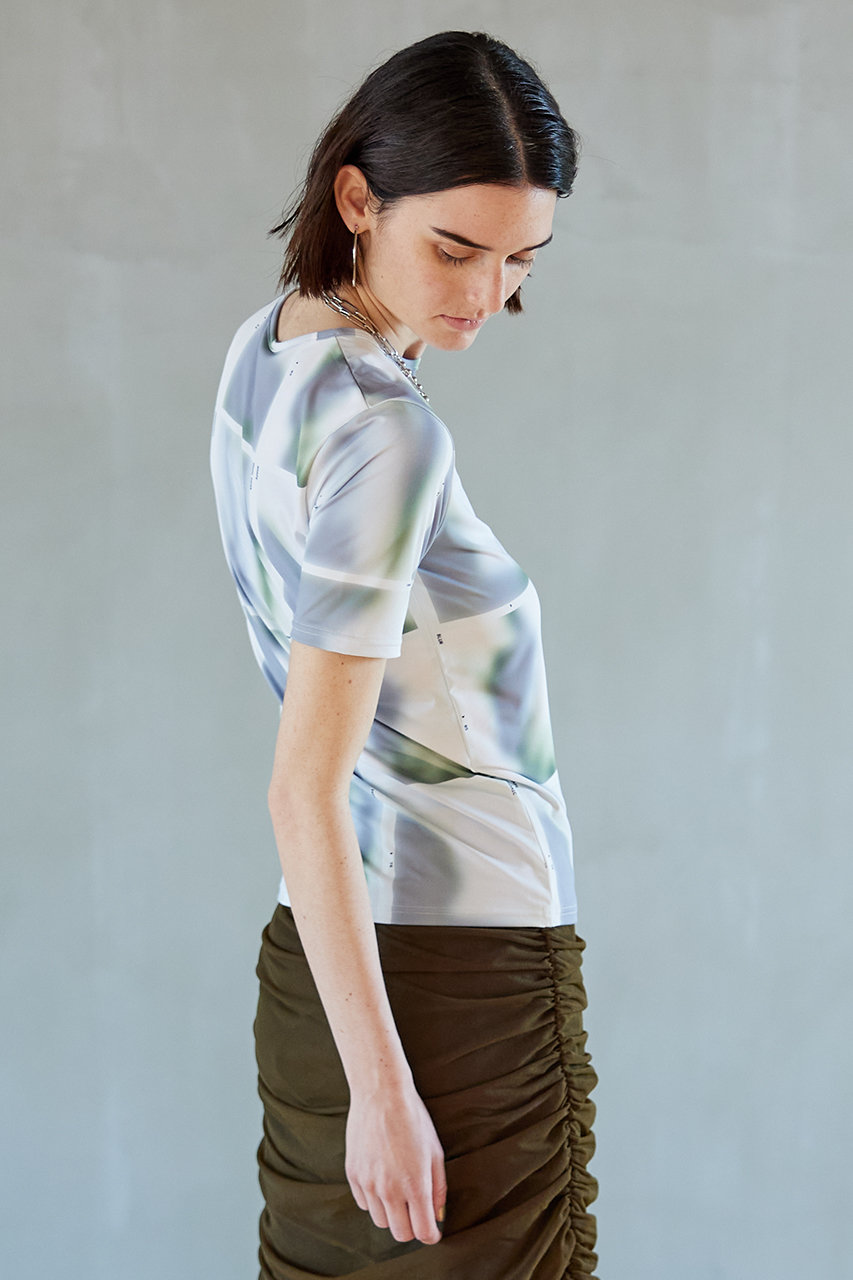 BLURプリントトップ / BLUR Printed Tops