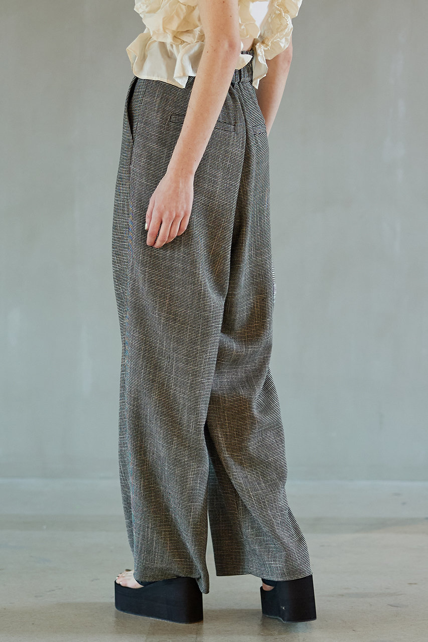 カラミワイドテーパードパンツ / Kalami Wide Tapered Pants