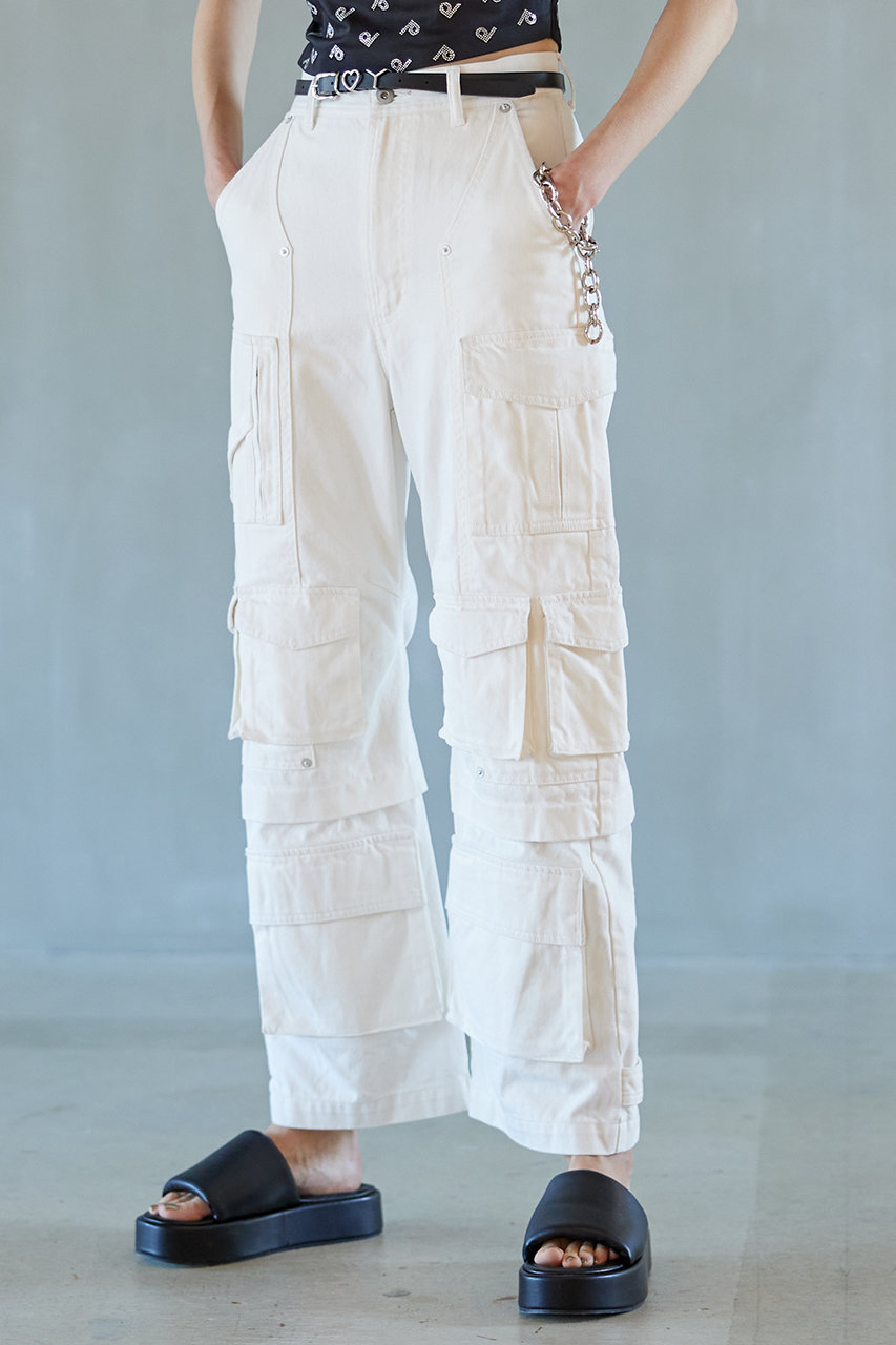ホワイトチノカーゴパンツ / Cargo Pants
