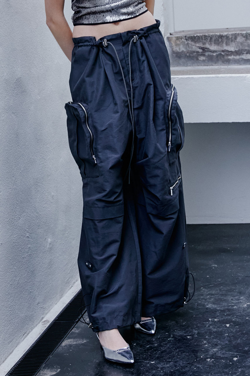 WIDE TRACK PANT/ ワイド トラック パンツ-