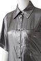 ハーフスリーブサテンオーバーシャツ / Half Sleeve Satin Over Shirt プランク プロジェクト/PRANK PROJECT