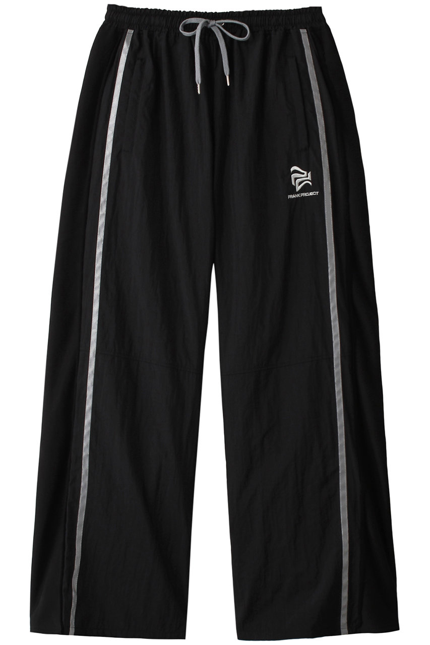 ＜ELLE SHOP＞ 30%OFF！PRANK PROJECT オーバーサイズ コンビネーション トラックパンツ / Oversized Combination Track Pants (BLK(ブラック) 38) プランク プロジェクト ELLE SHOP