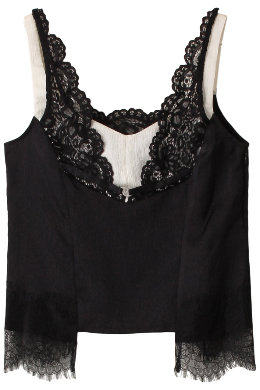 プランク プロジェクト/PRANK PROJECTのレースキャミトップス / Lace Camisole Tops(BLK(ブラック)/31231415404)