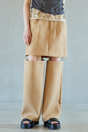 プランク プロジェクト/PRANK PROJECTのトリプルクロススカートパンツ / Triple Cloths Skirt Pants(110600/110601)