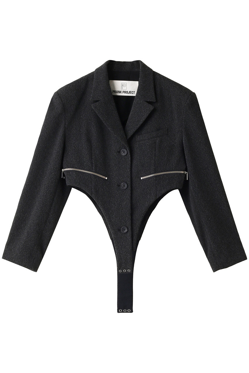 PRANK PROJECT ロンパースジャケット / Rompers jacket (GRY(グレー), FREE) プランク プロジェクト ELLE SHOP PRANK PROJECT ロンパースジャケット / Rompers jacket (GRY(グレー), FREE) プランク プロジェクト ELLE SHOP