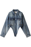 デニムジャケットロンパース / Denim Jacket Rompers