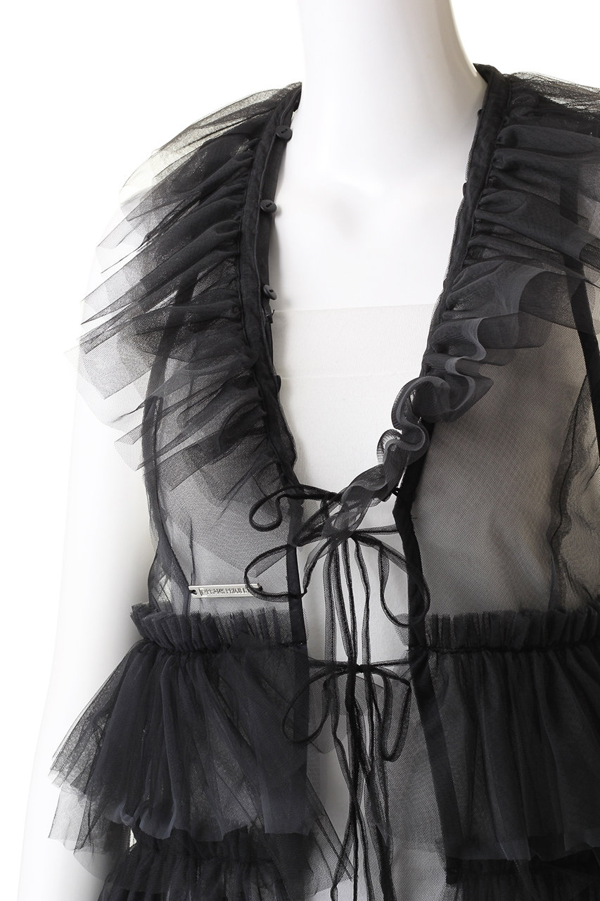 フリルチュールベスト / Frill Tulle Vest